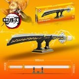  Mô Hình Nhựa 3D Lắp Ráp TEC CREATOR Thanh Kiếm Katana Nichirin (956 mảnh, Agatsuma Zenitsu) DK1506 - LG0162 