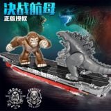  Mô Hình Nhựa 3D Lắp Ráp Panlos Kong Vs Godzilla Trên Tàu Sân Bay 687101 (1115 mảnh) – LG0118 