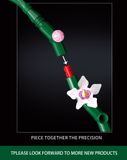  Mô Hình Nhựa 3D Lắp Ráp OEM Chậu Hoa Lan (711 mảnh, Orchid Flower) 10113 - LG0160 