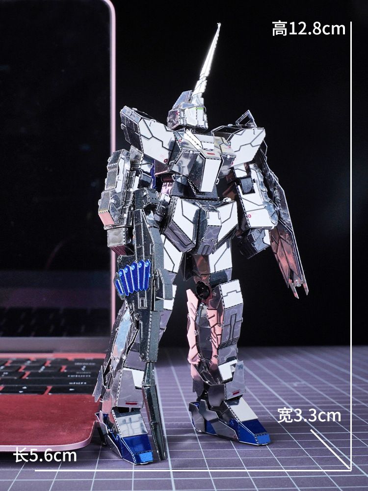  Mô Hình Kim Loại Lắp Ráp 3D Metal Head Robot Gundam RX-0 (150 mảnh) - MP1166 