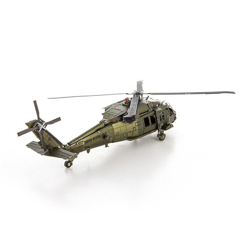  Mô Hình Kim Loại 3D Lắp Ráp Metal Head Trực Thăng Đa Dụng UH-60 ( 91 mảnh, Black Hawk) – MP1059 