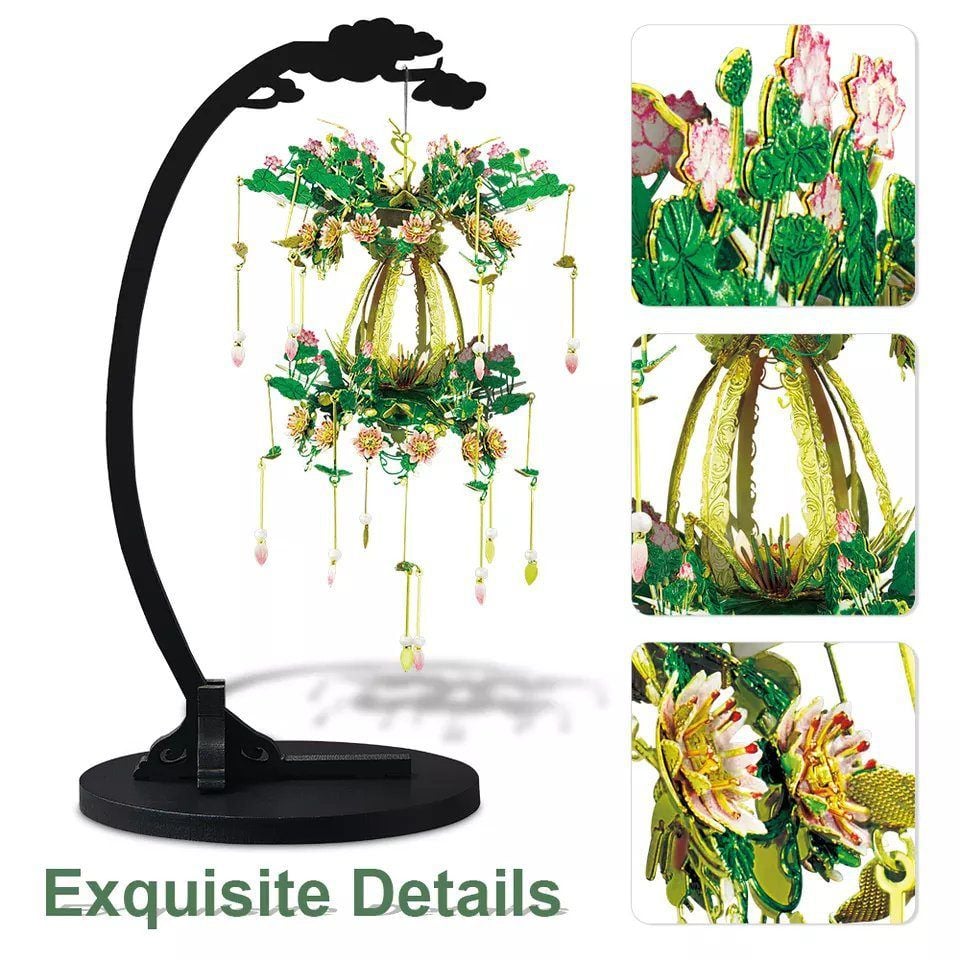 Mô Hình Kim Loại 3D Lắp Ráp Piececool Lồng Đèn Hạ Trú (201 mảnh, Summer Noon) HP222-NG – MP1123 