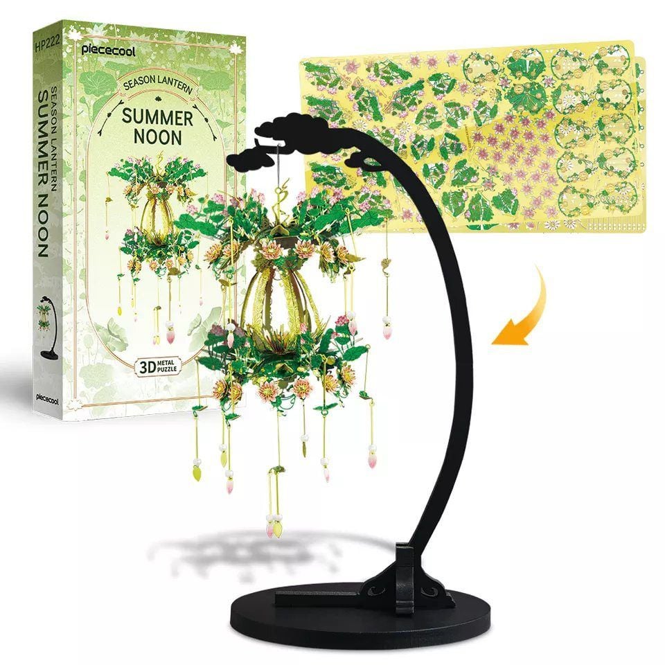  Mô Hình Kim Loại 3D Lắp Ráp Piececool Lồng Đèn Hạ Trú (201 mảnh, Summer Noon) HP222-NG – MP1123 