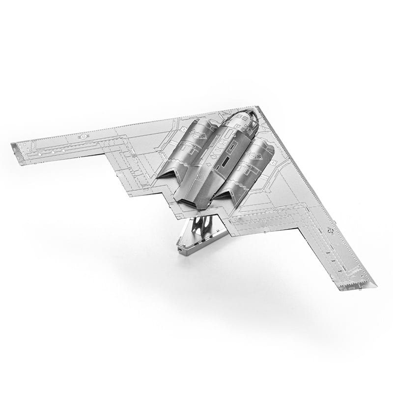  Mô Hình Kim Loại Lắp Ráp 3D Metal Head Máy Bay Ném Bom Tàng Hình ( 15 mảnh, B2A-Spirit) – MP994 
