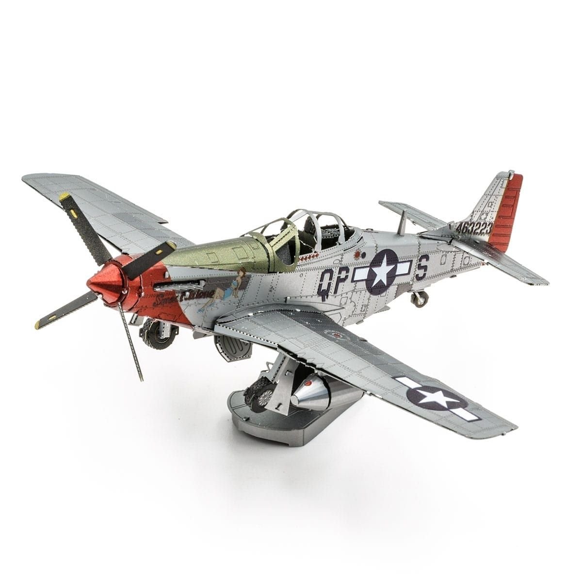  Mô Hình Kim Loại Lắp Ráp 3D Metal Head Tiêm Kích P-51D Mustang Sweet Arlene (70 mảnh) – MP930 