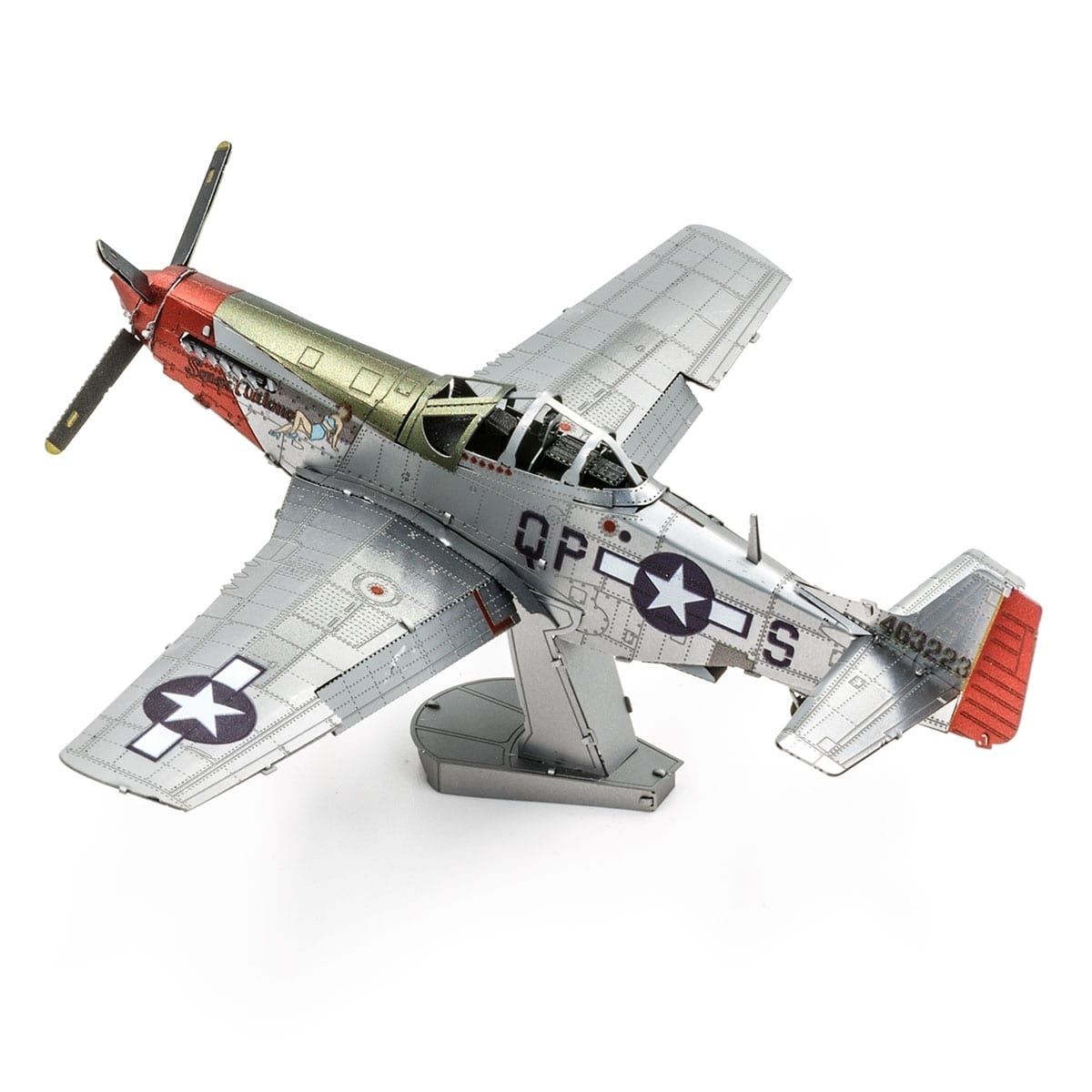  Mô Hình Kim Loại Lắp Ráp 3D Metal Head Tiêm Kích P-51D Mustang Sweet Arlene (70 mảnh) – MP930 