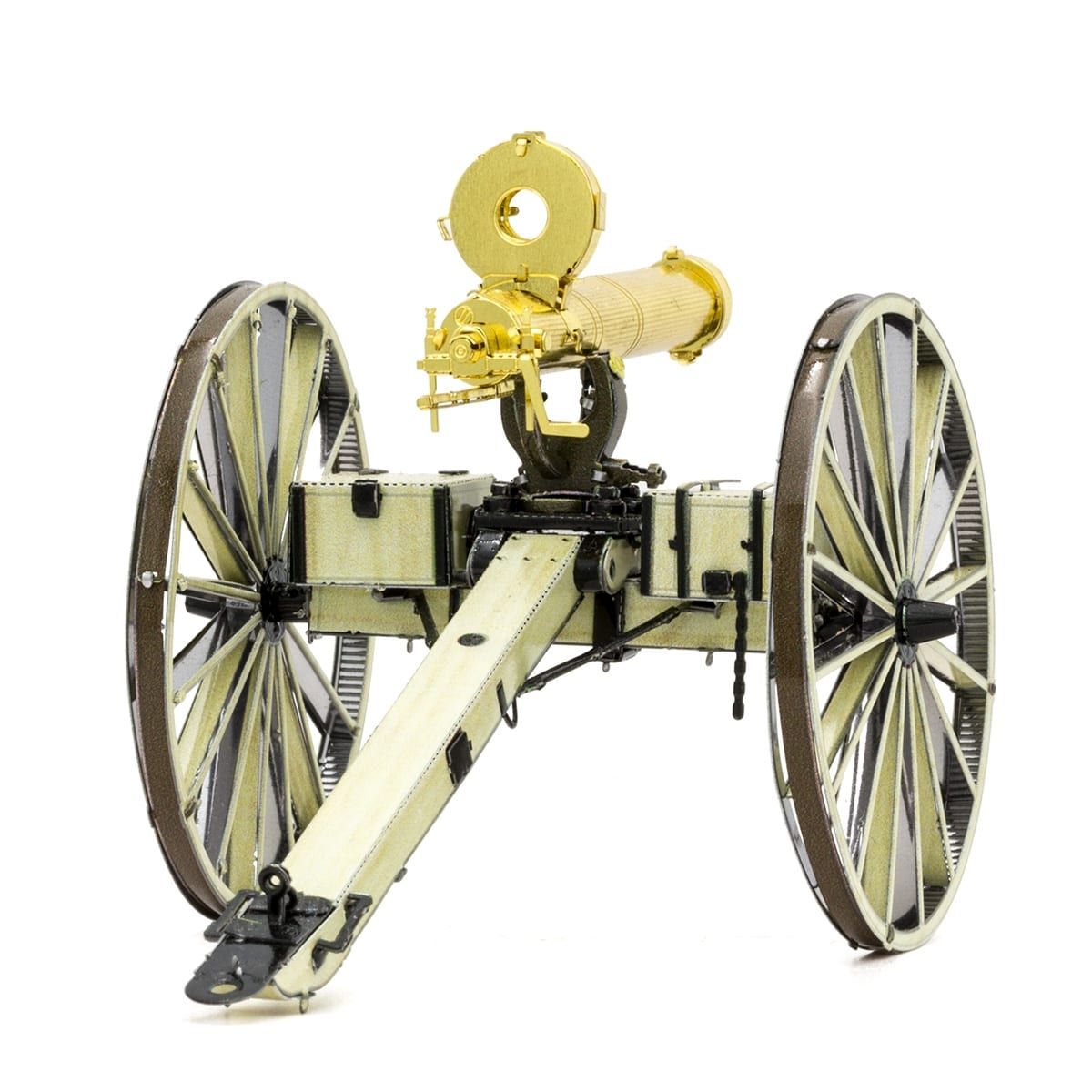  Mô Hình Kim Loại Lắp Ráp 3D Metal Head Wild West Súng Nòng Xoay Gatling Gun (150 mảnh) – MP949 