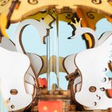  Mô Hình Gỗ 3D Lắp Ráp ROBOTIME Hộp Nhạc Xe Bí Ngô(165 mảnh, DIY Pumpkin Carriage Music Box) AM41 – WP005 