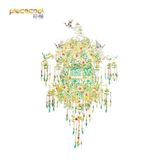  Mô Hình Kim Loại Lắp Ráp 3D Piececool Lồng Đèn Hoa Điểu (592 mảnh, The Flower And Bird Patterns) HIP004-GN – MP933 