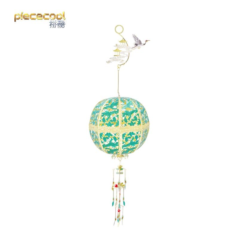  Mô Hình Kim Loại Lắp Ráp 3D Piececool Lồng Đèn Hoa Điểu (592 mảnh, The Flower And Bird Patterns) HIP004-GN – MP933 