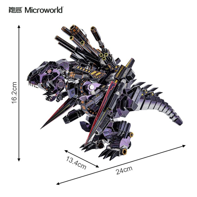  Mô Hình Kim Loại Lắp Ráp 3D Microworld Khủng Long Bạo Chúa (318 mảnh, Dinosaur Tyrannosaurus) D011 – MP863 