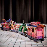  Mô Hình Kim Loại 3D Lắp Ráp Metal Head Đoàn Tàu Lửa Giáng Sinh (200 mảnh, Winter Holiday Train) – MP1100 