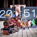  Mô Hình Kim Loại 3D Lắp Ráp Metal Head Đoàn Tàu Lửa Giáng Sinh (200 mảnh, Winter Holiday Train) – MP1100 