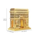  Mô Hình Kim Loại Lắp Ráp 3D Piececool Khải Hoàn Môn (41 mảnh, Arc De Triomphe) P008-G – MP221 