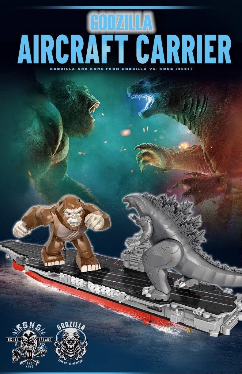  Mô Hình Nhựa 3D Lắp Ráp Panlos Kong Vs Godzilla Trên Tàu Sân Bay (1115 mảnh, Aircraft Carrier) 687101 – LG0118 