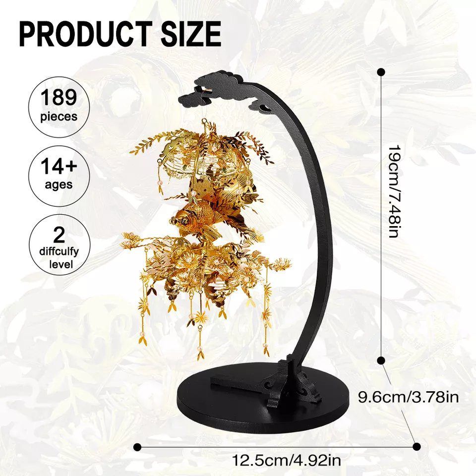  Mô Hình Kim Loại 3D Lắp Ráp Piececool Lồng Đèn Thu Tịch (189 mảnh, Autumn Sunset) HP223-GK – MP1124 