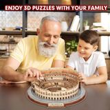  Mô Hình Giấy 3D Lắp Ráp CubicFun Đấu Trường La Mã (163 mảnh, Italy Rome Colosseum) MC279h - PP072 