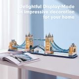  Mô Hình Giấy 3D Lắp Ráp CubicFun Cầu Tháp Luân Đôn (222 mảnh, London Bridge Tower, Đèn LED) L531h - PP073 