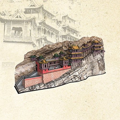 Mô Hình Giấy 3D Lắp Ráp CubicFun Đền Treo Hoành Sơn Huyền Không Tự (193 mảnh, The Hanging Temple) CN6006h - PP087 