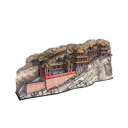  Mô Hình Giấy 3D Lắp Ráp CubicFun Đền Treo Hoành Sơn Huyền Không Tự (193 mảnh, The Hanging Temple) CN6006h - PP087 