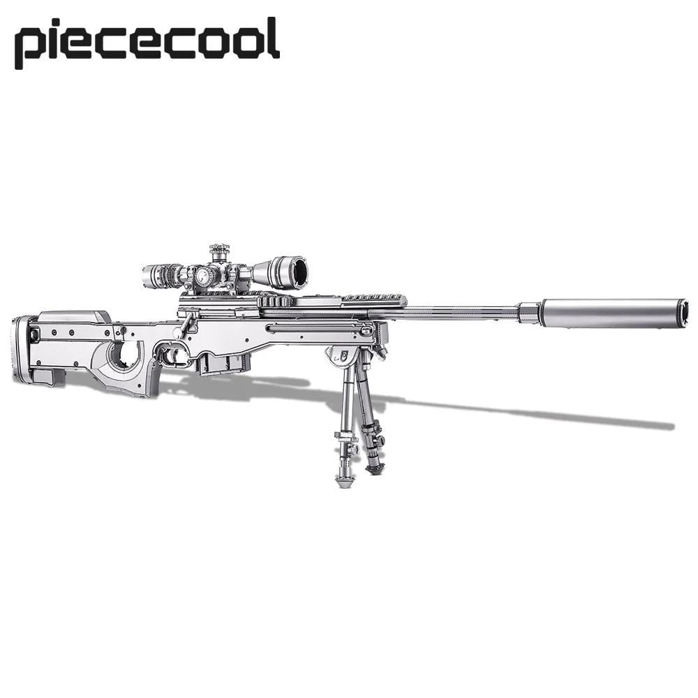  Mô Hình Kim Loại 3D Lắp Ráp Piececool Súng Bắn Tỉa AWM (186 mảnh, AWM Sniper Rifle) HP346-SK - MP1220 