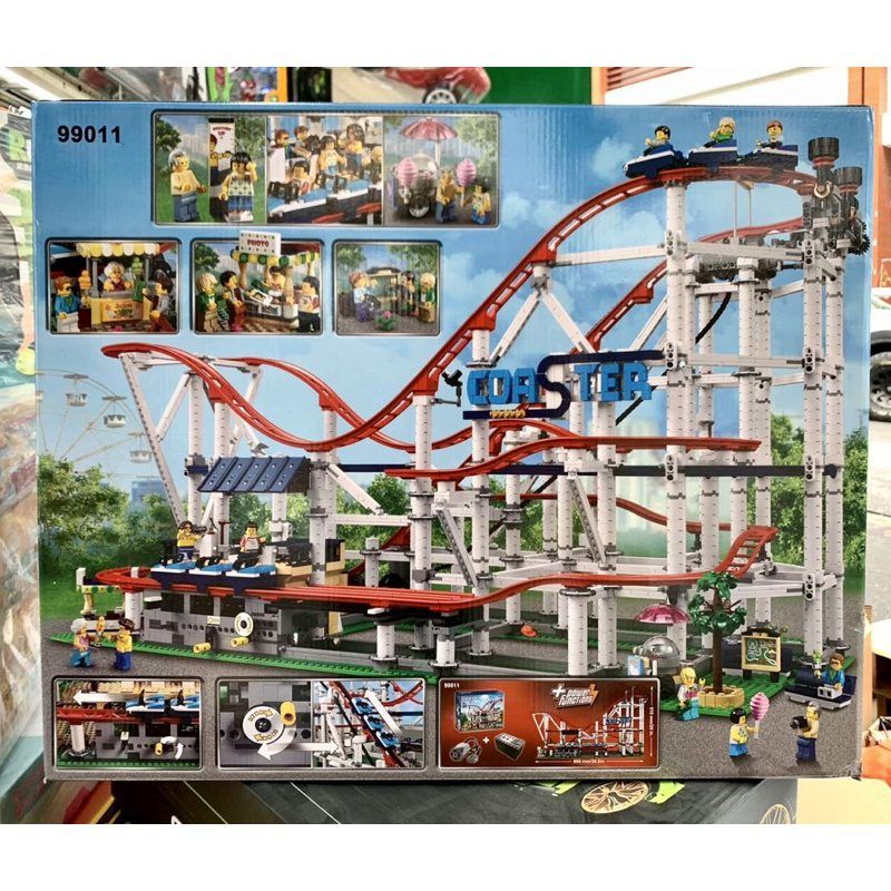  Mô Hình Nhựa 3D Lắp Ráp Creator Tàu Lượn Siêu Tốc 99011 (Roller Coaster, 4221 mảnh) - LG0089 