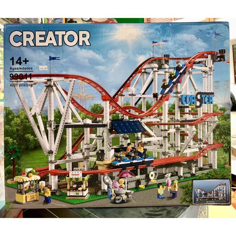  Mô Hình Nhựa 3D Lắp Ráp Creator Tàu Lượn Siêu Tốc 99011 (Roller Coaster, 4221 mảnh) - LG0089 