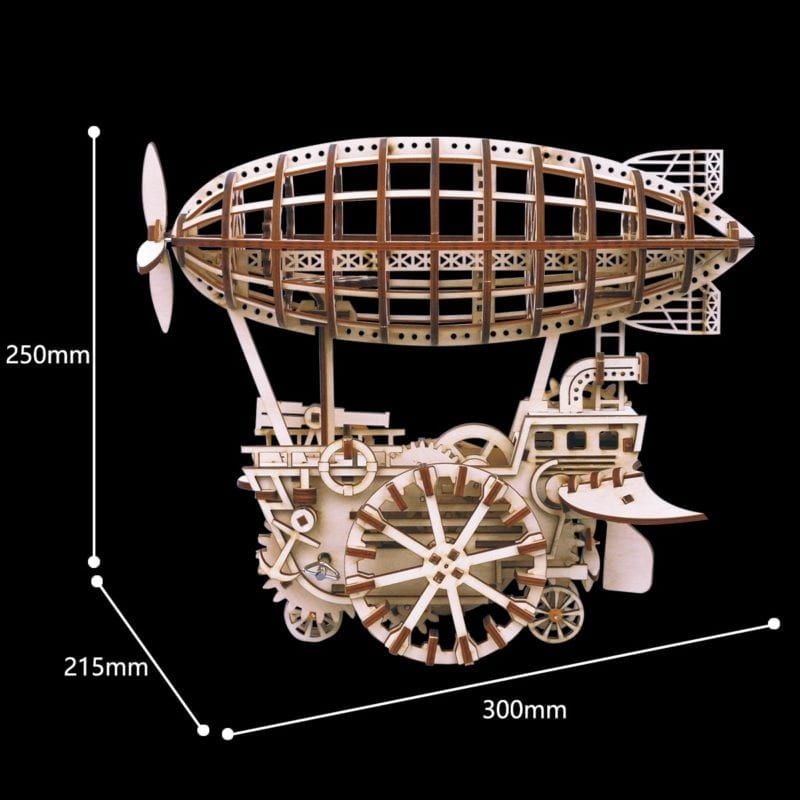  Mô Hình Gỗ 3D Lắp Ráp ROBOTIME Xe Khinh Khí Cầu Air Vehicle LK702 – WP002 