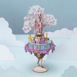  Mô Hình Gỗ 3D Lắp Ráp ROBOTIME Hộp Nhạc Thành Phố Trên Mây Cloud City Music Box AM45 – WP008 