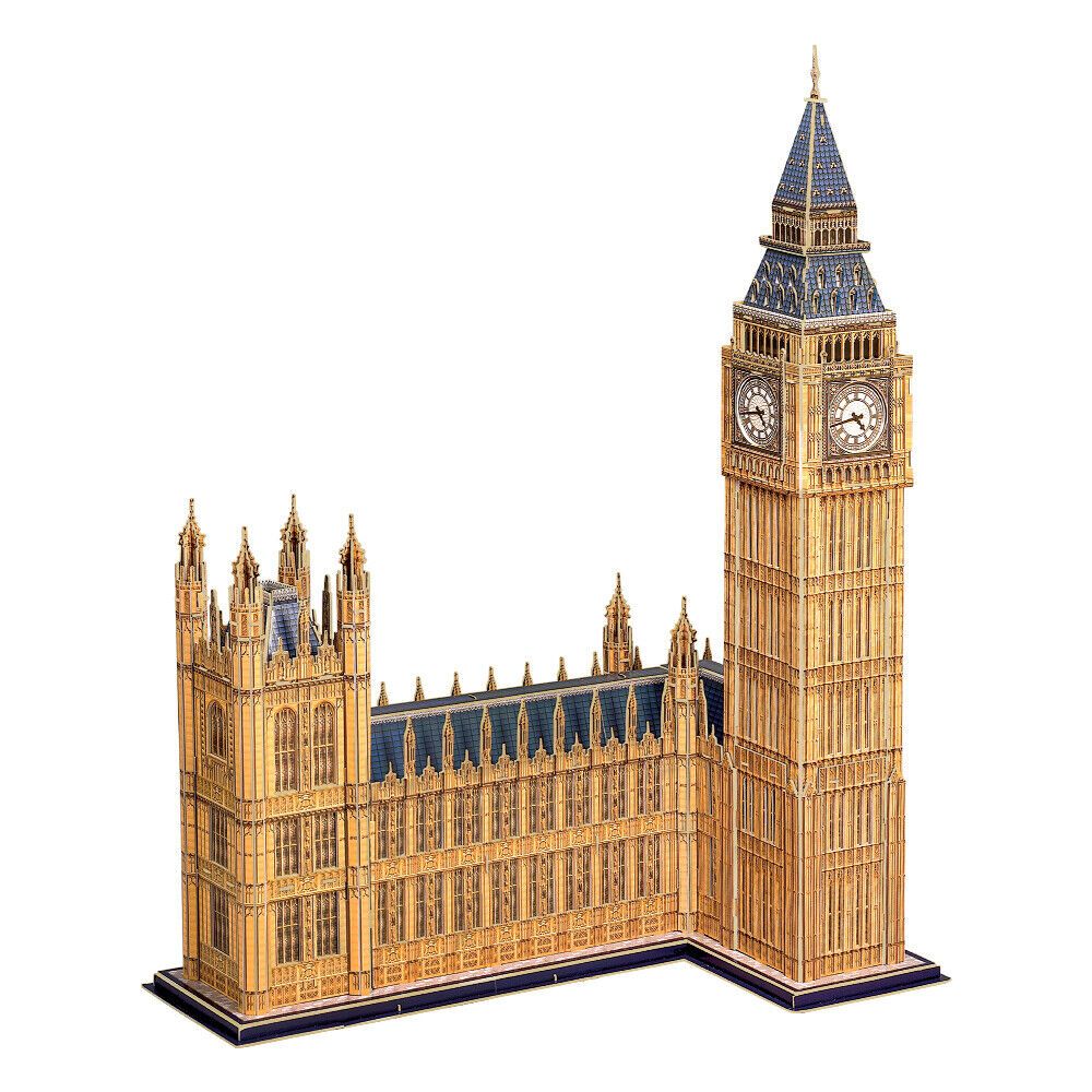  Mô Hình Giấy 3D Lắp Ráp CubicFun Tháp Đồng Hồ Big Ben (117 mảnh, National Geographic Big Ben Tower) DS0992h - PP064 