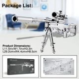  Mô Hình Kim Loại 3D Lắp Ráp Piececool Súng Bắn Tỉa AWM (186 mảnh, AWM Sniper Rifle) HP346-SK - MP1220 