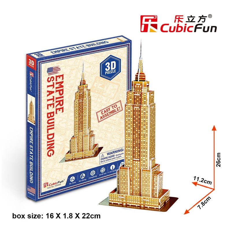  Mô Hình Giấy 3D Lắp Ráp CubicFun Kiến Trúc Thế Giới (30 mảnh, World Architecture) - PP035-PP045 