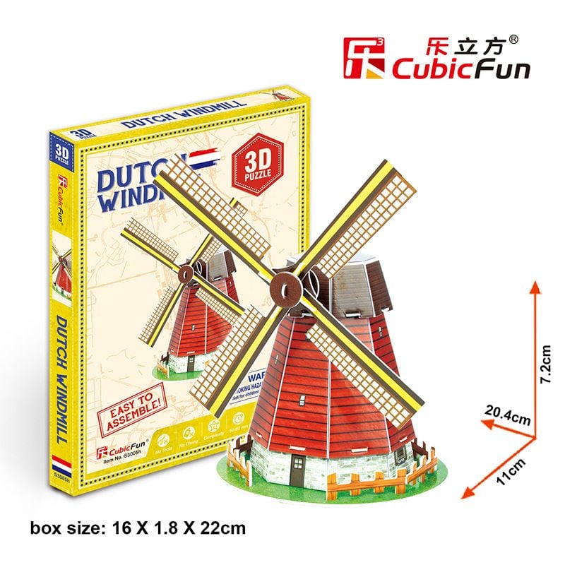  Mô Hình Giấy 3D Lắp Ráp CubicFun Kiến Trúc Thế Giới (30 mảnh, World Architecture) - PP035-PP045 