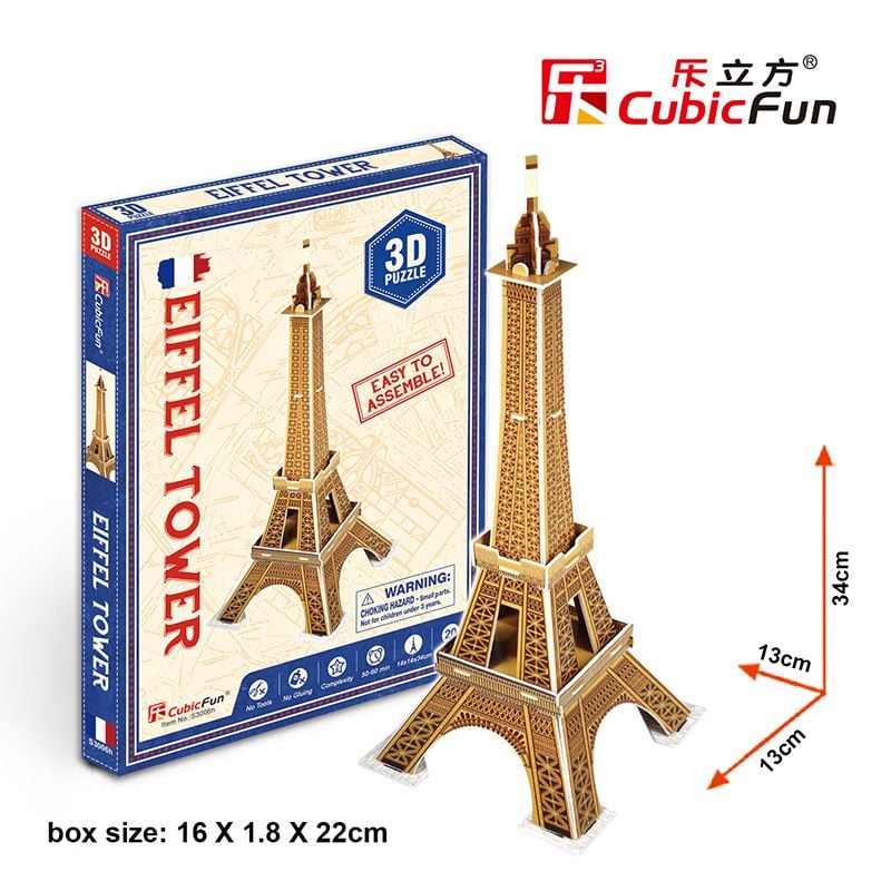  Mô Hình Giấy 3D Lắp Ráp CubicFun Kiến Trúc Thế Giới (30 mảnh, World Architecture) - PP035-PP045 