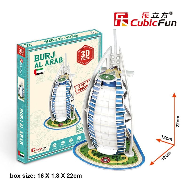  Mô Hình Giấy 3D Lắp Ráp CubicFun Kiến Trúc Thế Giới (30 mảnh, World Architecture) - PP035-PP045 
