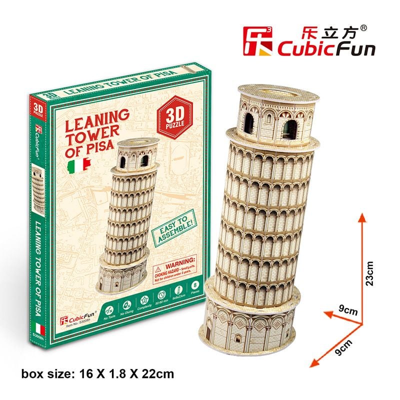 Mô Hình Giấy 3D Lắp Ráp CubicFun Kiến Trúc Thế Giới (30 mảnh, World Architecture) - PP035-PP045 