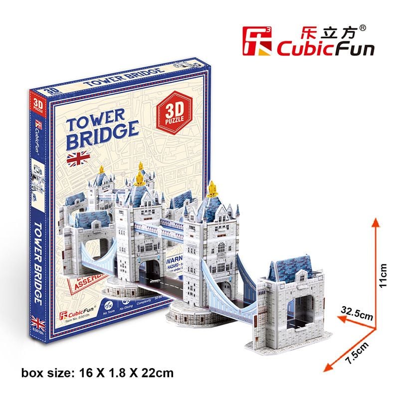  Mô Hình Giấy 3D Lắp Ráp CubicFun Kiến Trúc Thế Giới (30 mảnh) 