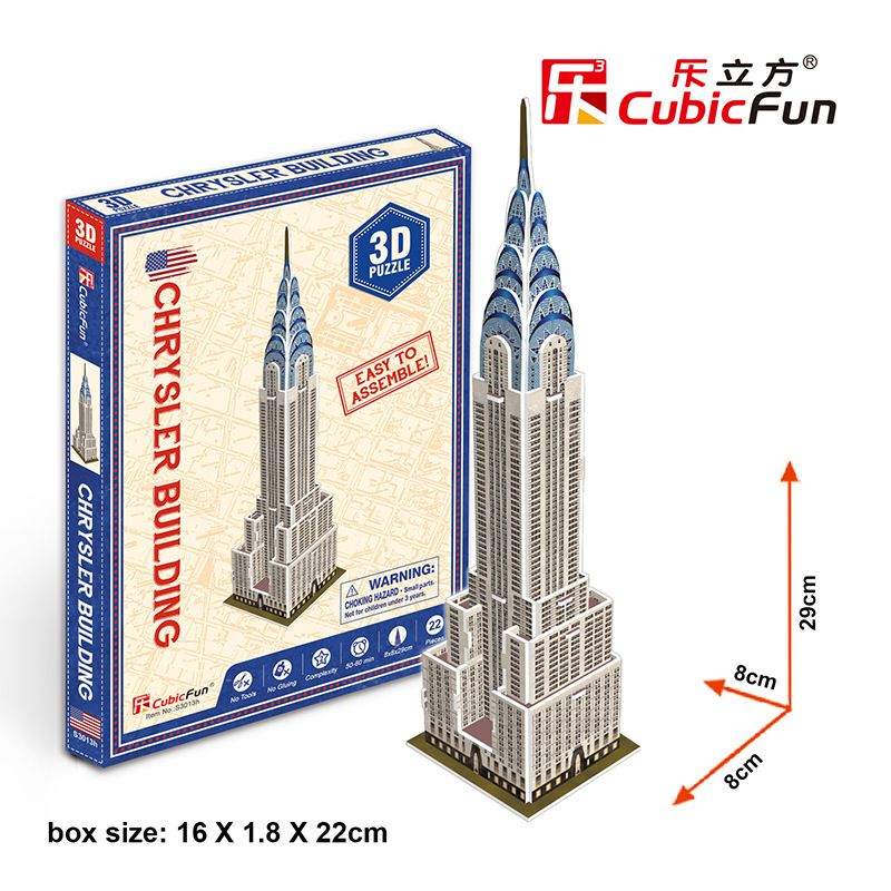  Mô Hình Giấy 3D Lắp Ráp CubicFun Kiến Trúc Thế Giới (30 mảnh) 