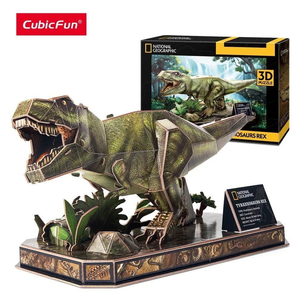 Mô Hình Giấy 3D Lắp Ráp CubicFun Tyrannosaurus REX (52 mảnh, dinosaur) DS1051h  - PP013 