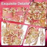  Mô Hình Kim Loại Lắp Ráp 3D Piececool Đàn Thiên Âm Hồng Uyên (191 mảnh, Crush) P296-GP - MP1179 