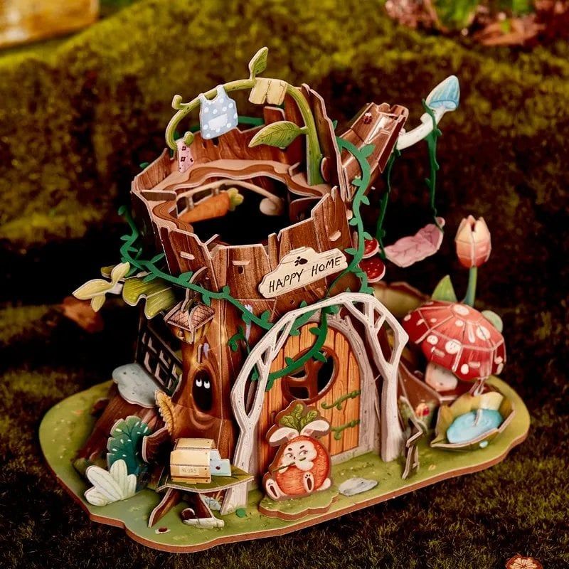  Mô Hình Giấy 3D Lắp Ráp CubicFun Magic Forest Secret Time E1633h (57 mảnh) - PP018 