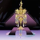  Mô Hình Kim Loại 3D Lắp Ráp Piececool Tuyết Thanh Bầu (166 mảnh, FUCHSIA GOURD) P350-GP - MP1236 