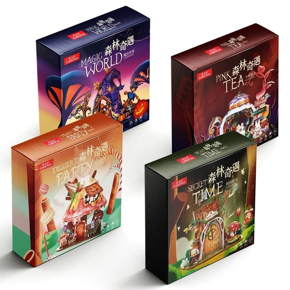  Mô Hình Giấy 3D Lắp Ráp CubicFun Magic Forest Magic World (72 mảnh) E1631h - PP015 