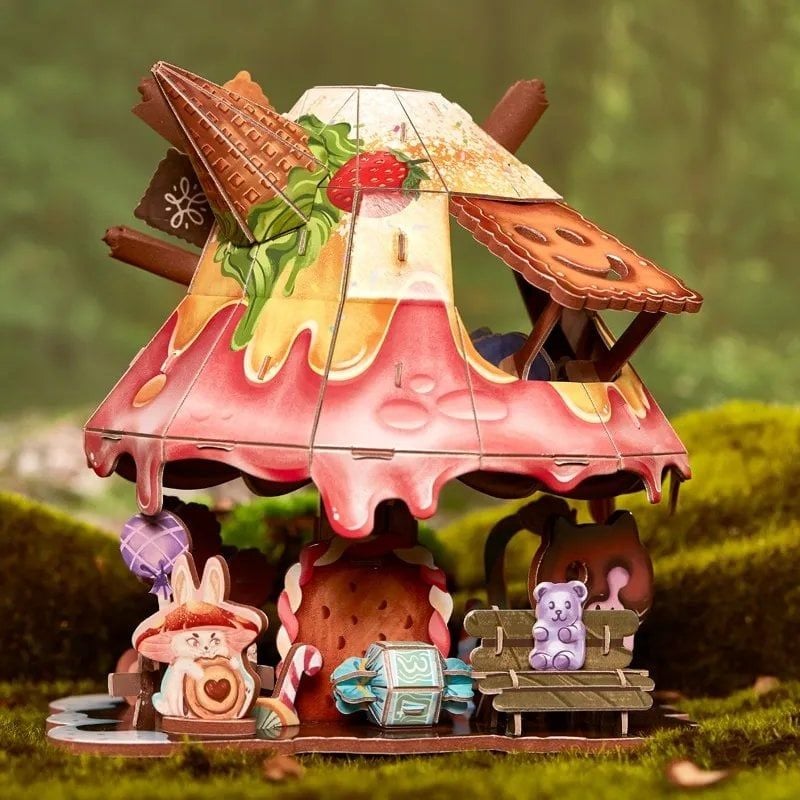  Mô Hình Giấy 3D Lắp Ráp CubicFun Magic Forest Dessert Party E1634h (82 mảnh) - PP016 