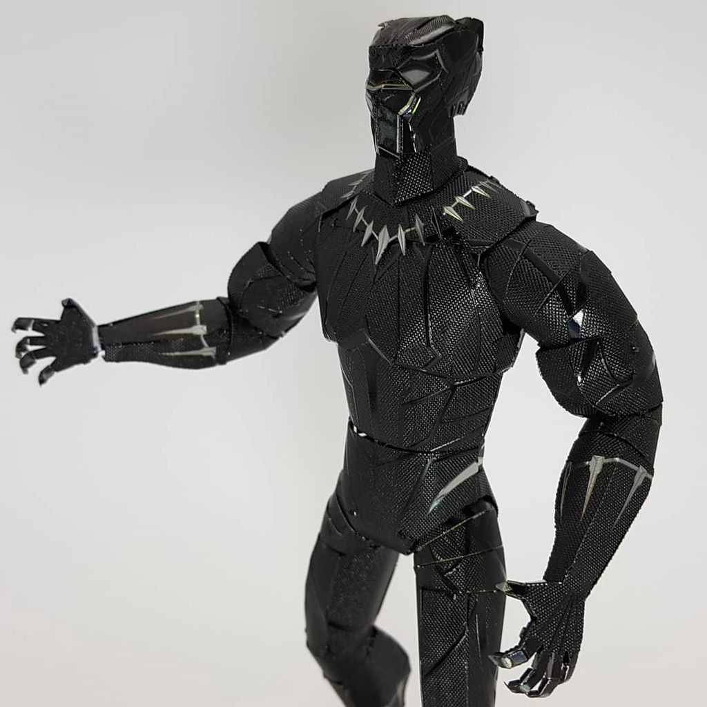  Mô Hình Kim Loại 3D Lắp Ráp Metal Head Chiến Binh Báo Đen (Black Panther) – MP1099 