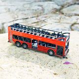  Mô Hình Kim Loại 3D Lắp Ráp Metal Head Xe Buýt Hai Tầng (100 mảnh, New York Sightseeing Bus) – MP1105 