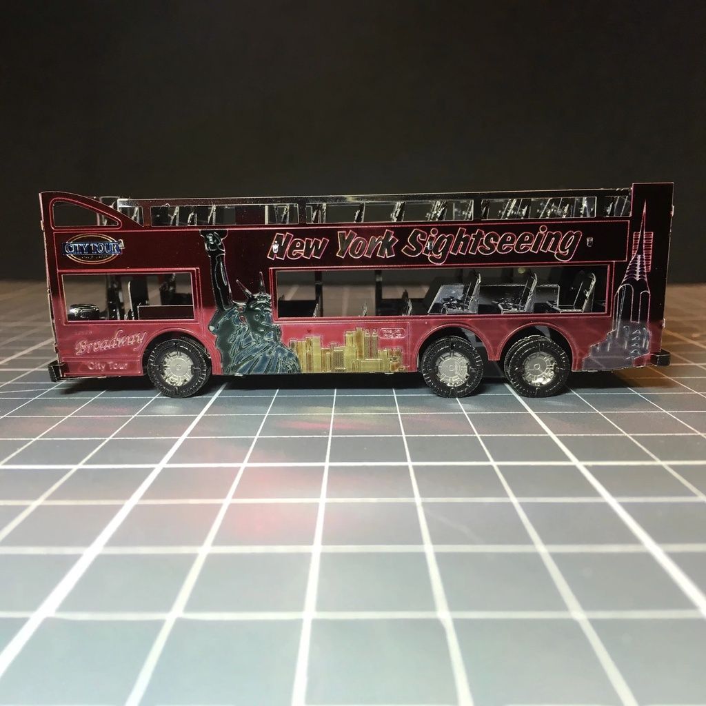  Mô Hình Kim Loại 3D Lắp Ráp Metal Head Xe Buýt Hai Tầng (New York Sightseeing Bus) – MP1105 