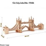  Mô Hình Gỗ 3D Lắp Ráp ROBOTIME Rolife Cầu Tháp Luân Đôn (London Tower Bridge) TG412 – WP227 