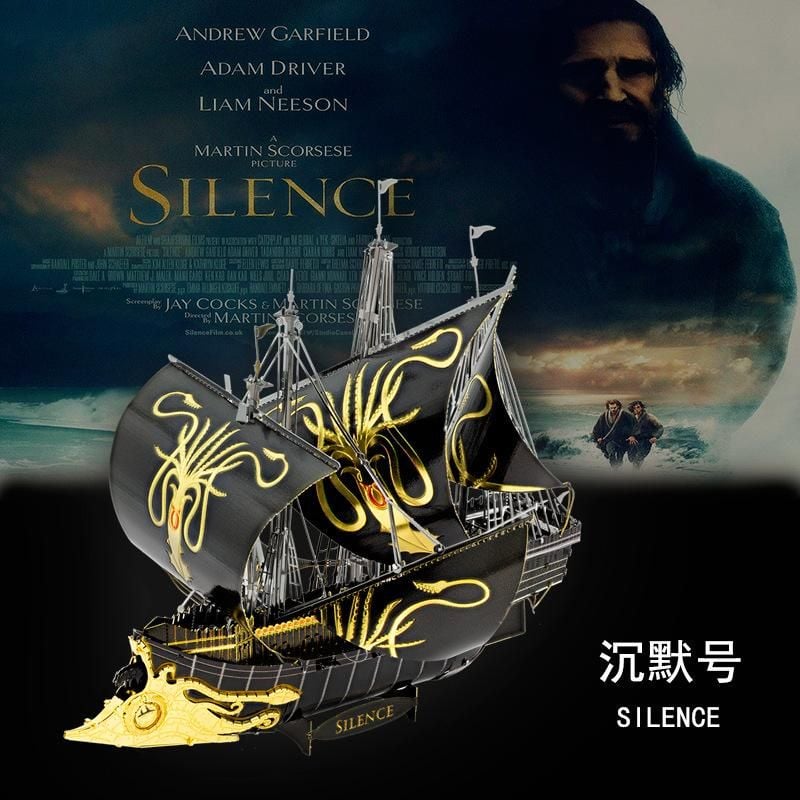  Mô Hình Kim Loại Lắp Ráp 3D Metal Head Game of Thrones Tàu Silence (96 mảnh) – M917 