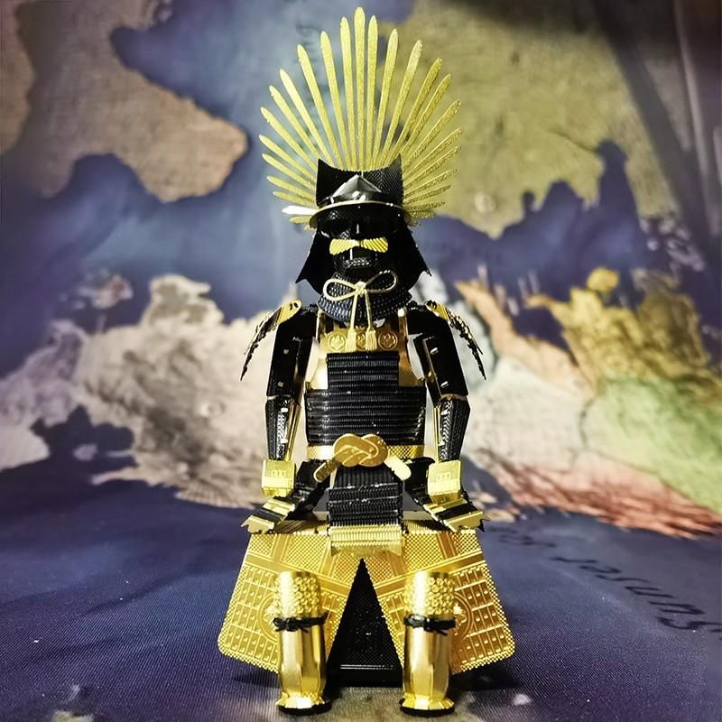  Mô Hình Kim Loại Lắp Ráp 3D Metal Head Áo Giáp Samurai Toyotomi (70 mảnh, Armor) – MP955 